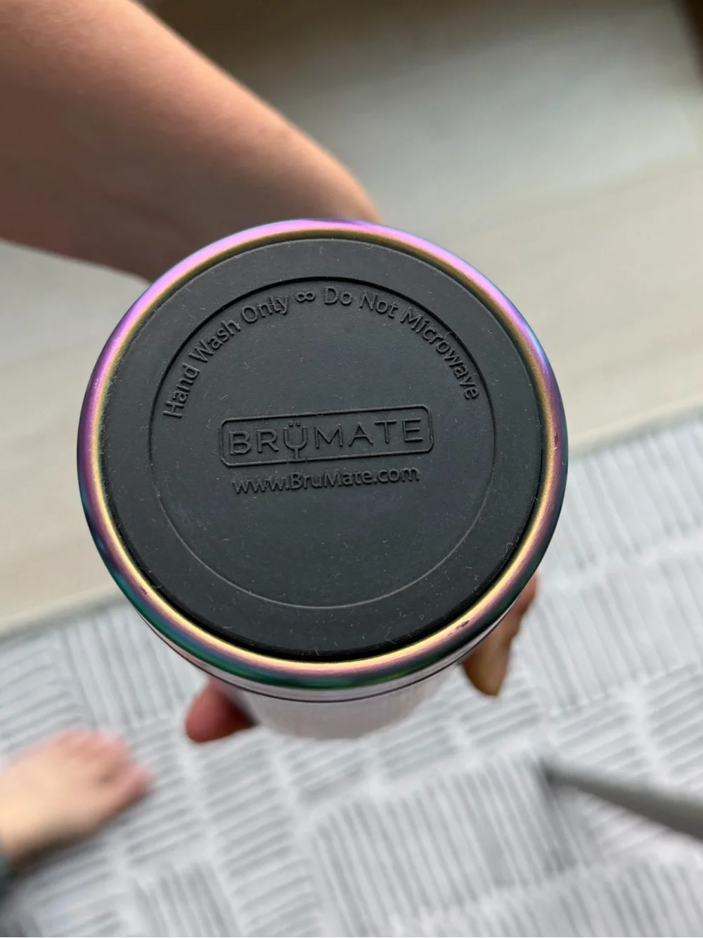 BrüMate Hopsulator Slim Can Cooler - Iridescent Blue-purple